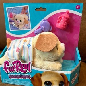 NEW Hasbro furReal Newborns Puppy Interactive Pet toy-makes cute sounds & noises